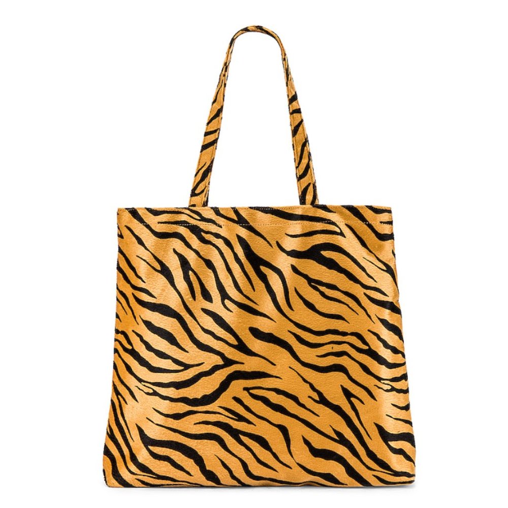 House Of Harlow 1960 Tiger Print Large Tote Bag
